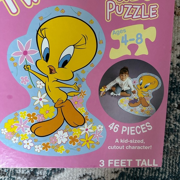 Vintage 90s Tweety Bird 3 Feet Tall Life Size Puzzle Kids 4-8 Adorable - Picture 12 of 12